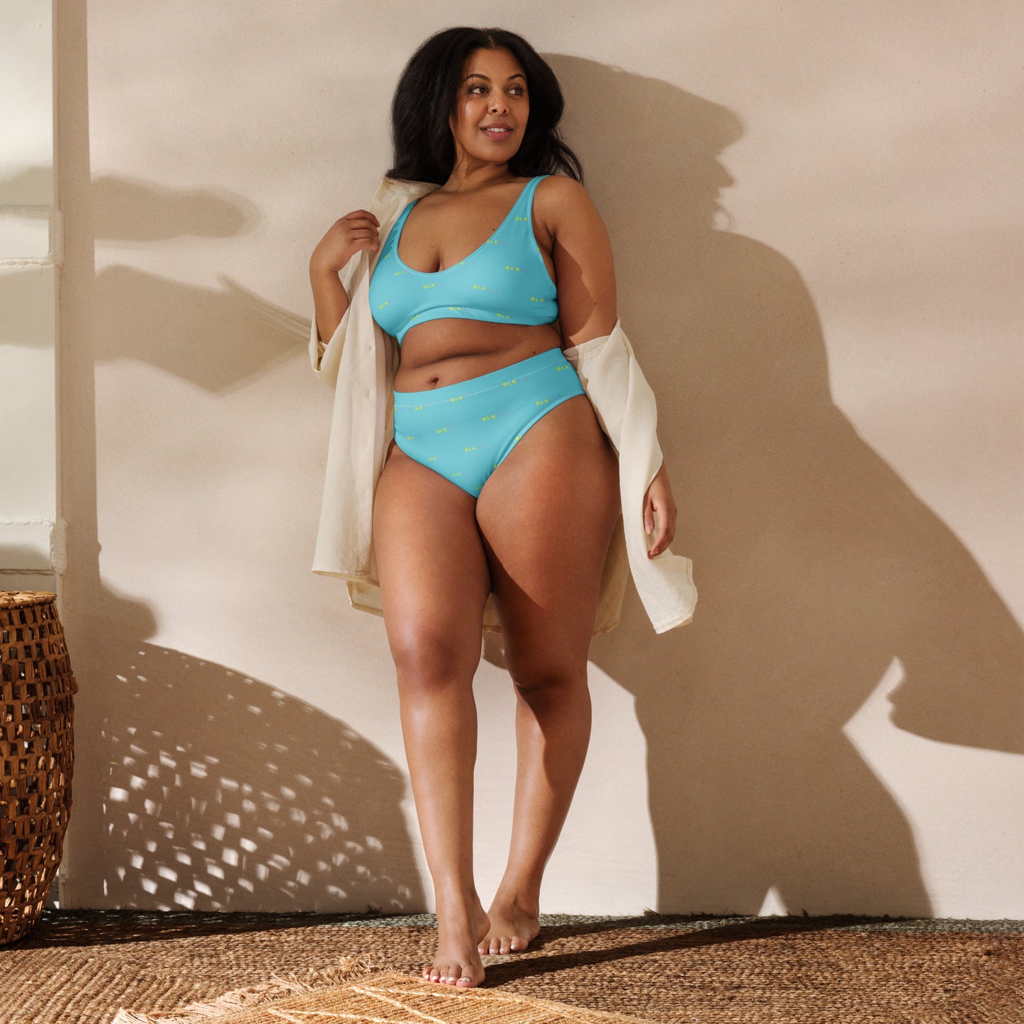 Recycled high-waisted bikini EASTER SUNDAY SAMPLE