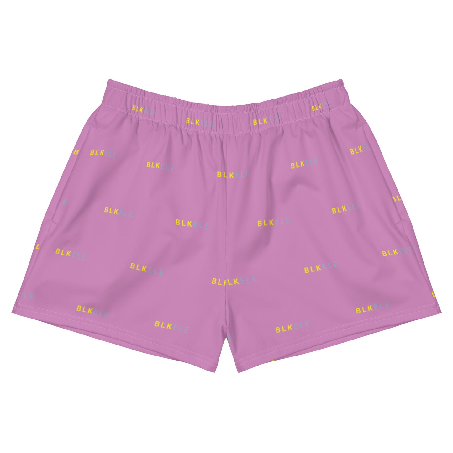 WOMENS BLK ELE PRINT LOGO EVERYTHING SHORTS - EASTER ISLAND 2