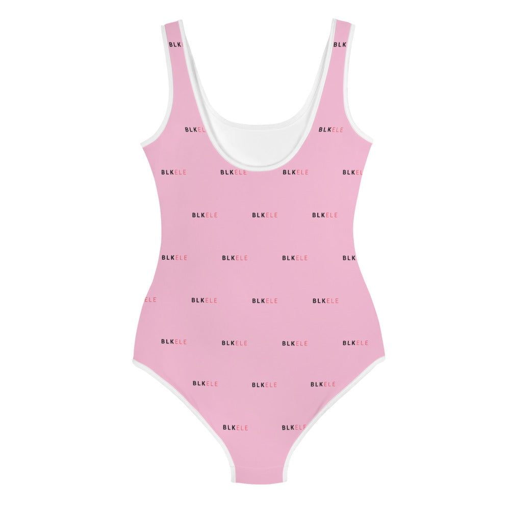 COTTON CANDY ALL OVER PRINT LOGO BATHING SUIT ( YOUTH 8 - 20 )