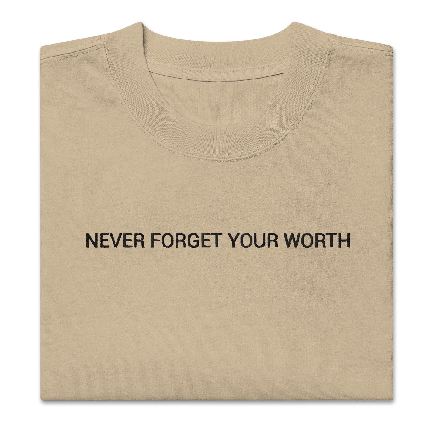 OVERSIZED / FADED NFYW EMBROIDERED TEE