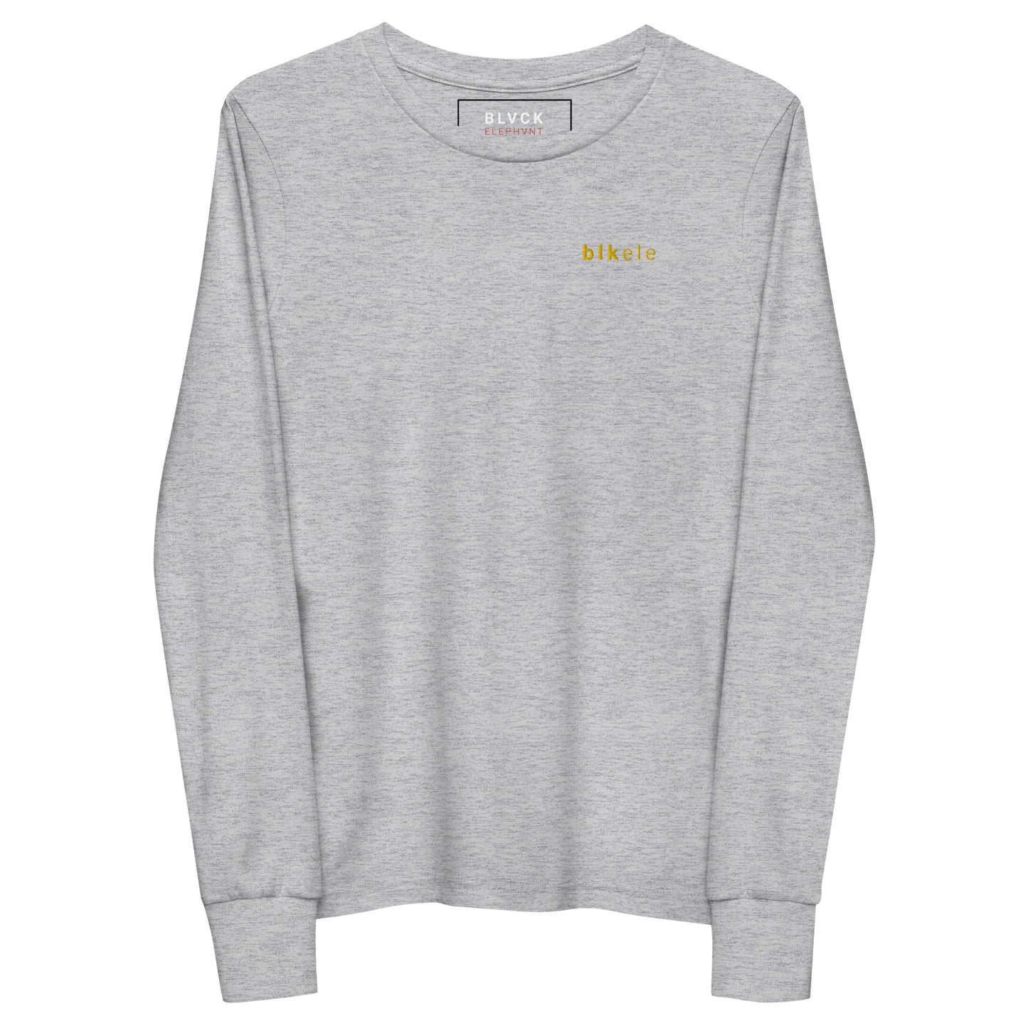 S2NR CLSSC LWR EMBROIDERED LONG SLEEVE TEE - KIDS (GLD)