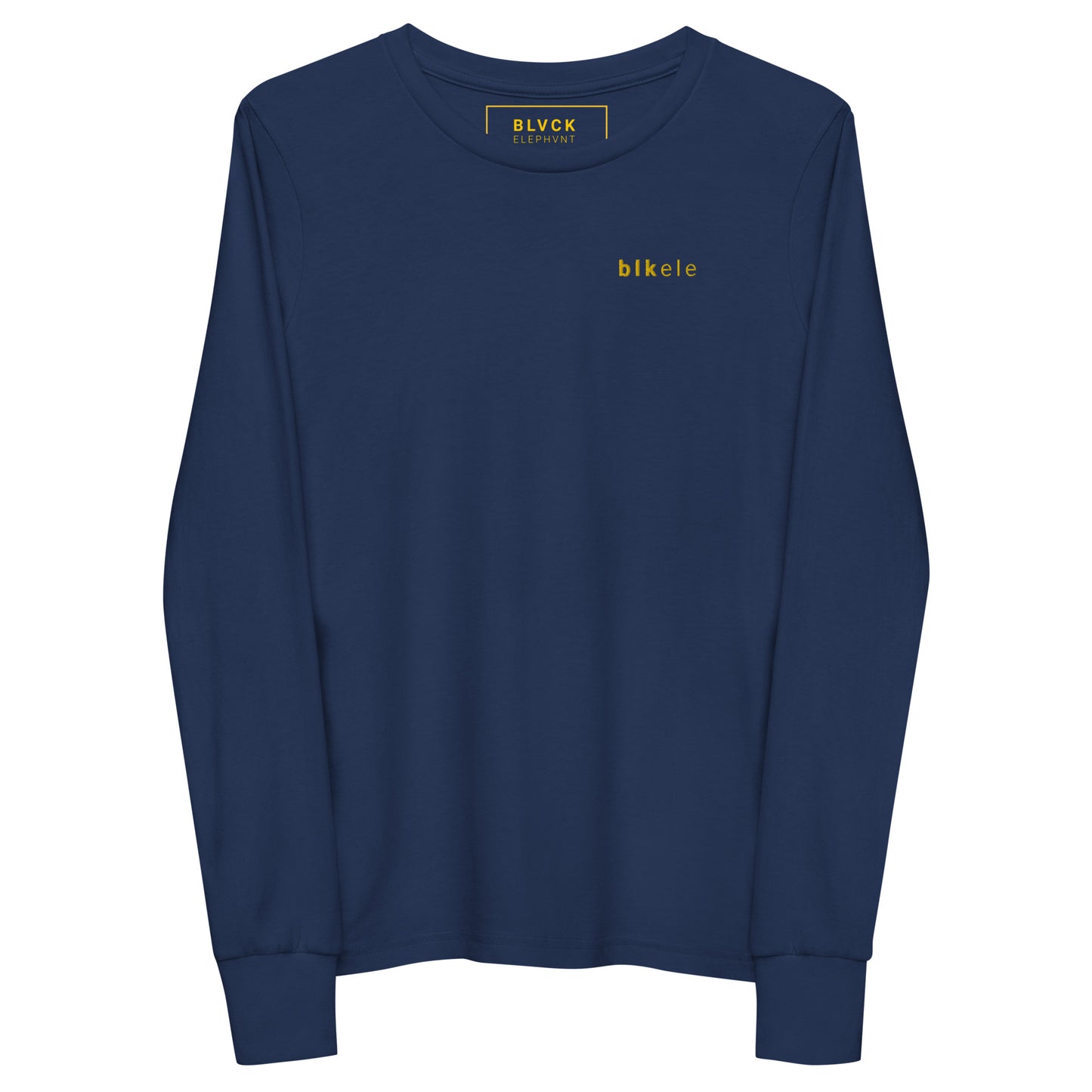 S2NR CLSSC LWR EMBROIDERED LONG SLEEVE TEE - KIDS (GLD)