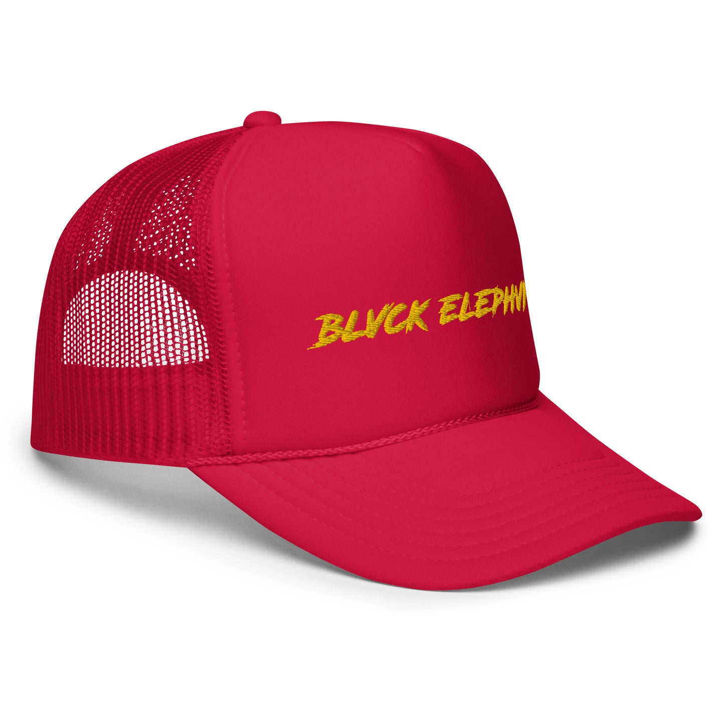 ROAD RAGE GLD EMBROIDERED TRUCKER