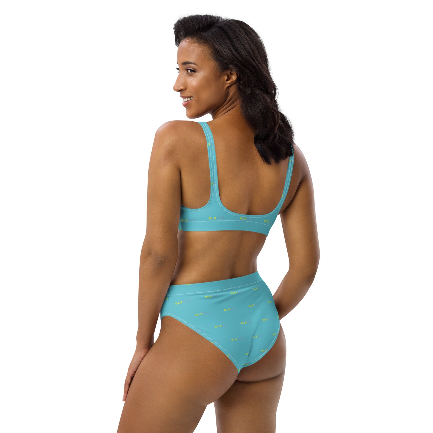 Recycled high-waisted bikini EASTER SUNDAY SAMPLE
