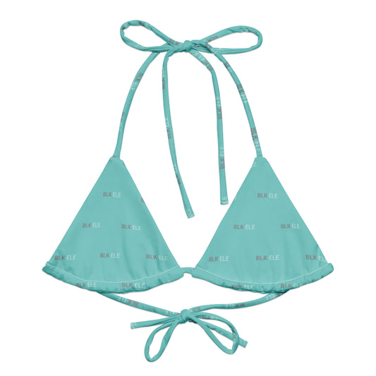 S2NR STRING BIKINI - TOP (Smoke Gray / Tiffany Mint / Wht)