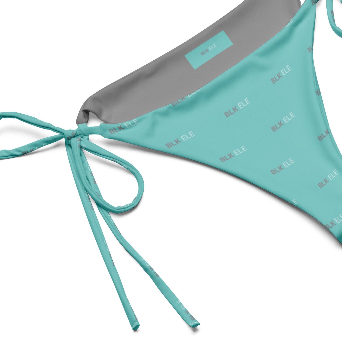 S2NR STRING BIKINI - BOTTOMS (Smoke Gray / Tiffany Mint / Wht)