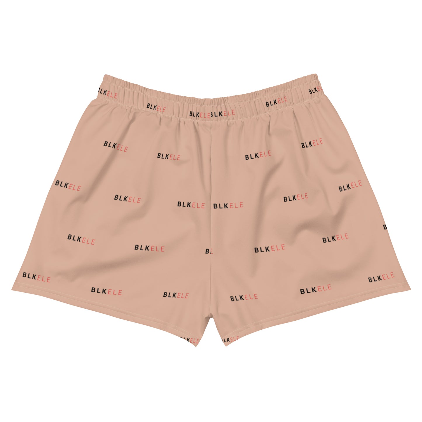 WOMENS BLK ELE PRINT LOGO EVERYTHING SHORTS - NOT BURBERRY