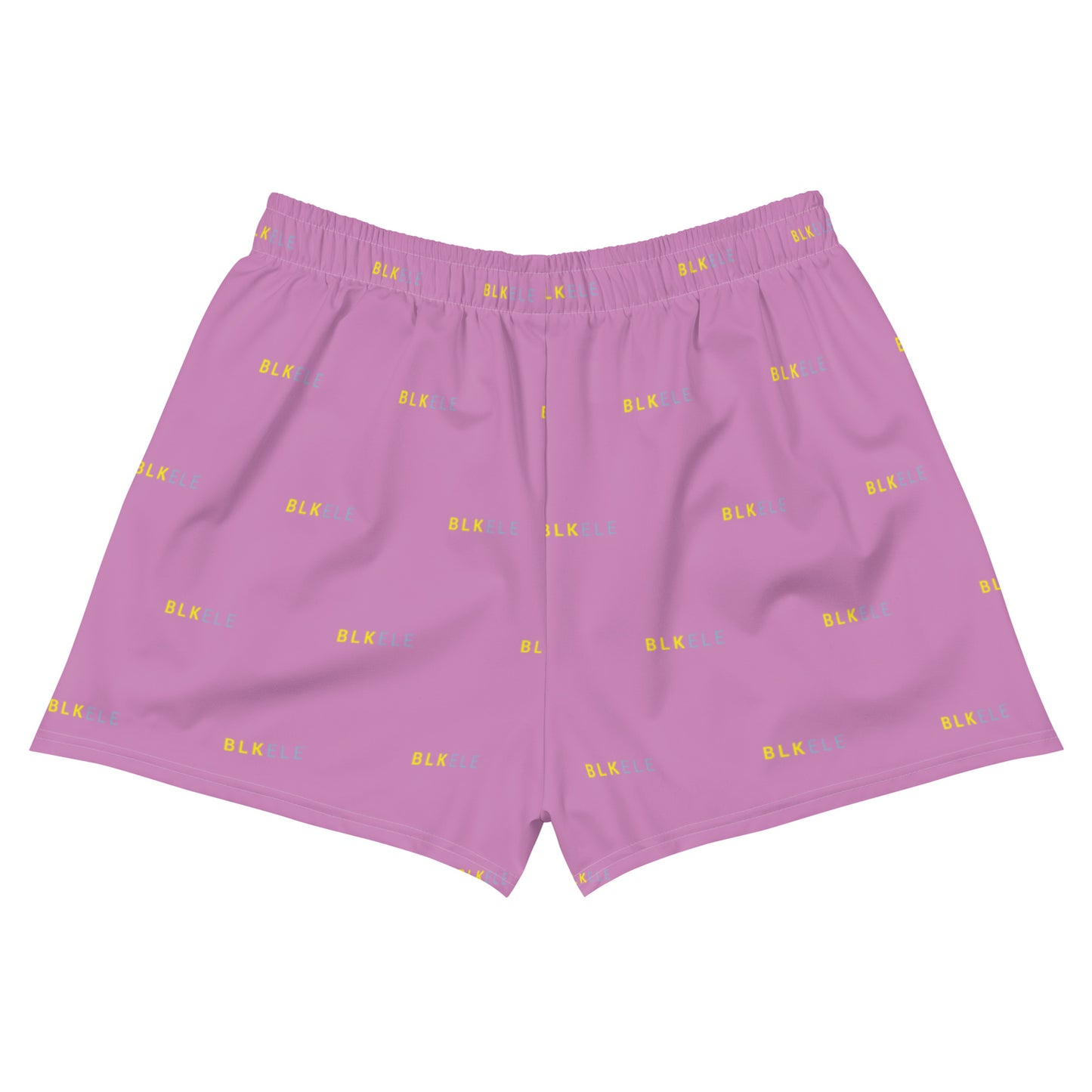WOMENS BLK ELE PRINT LOGO EVERYTHING SHORTS - EASTER ISLAND 2