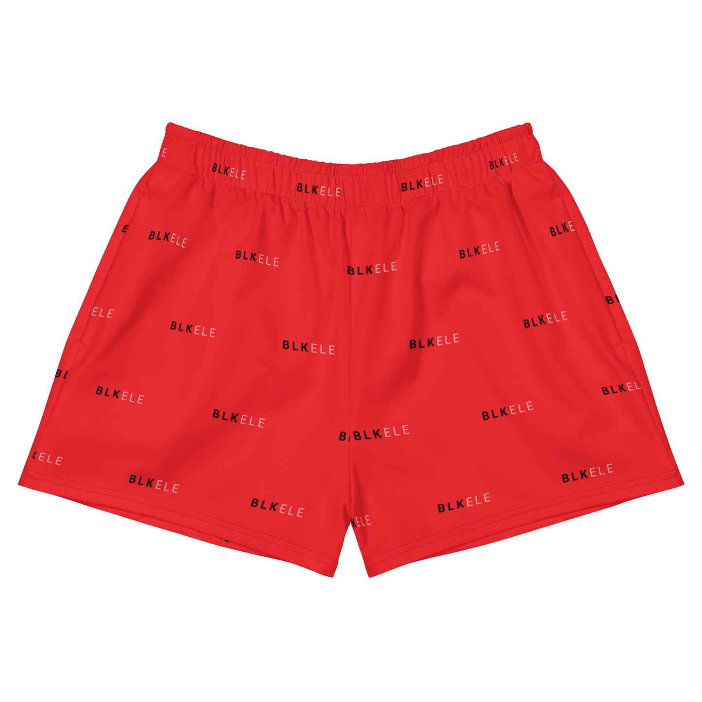 WOMENS BLK ELE PRINT LOGO EVERYTHING SHORTS - AZTECA