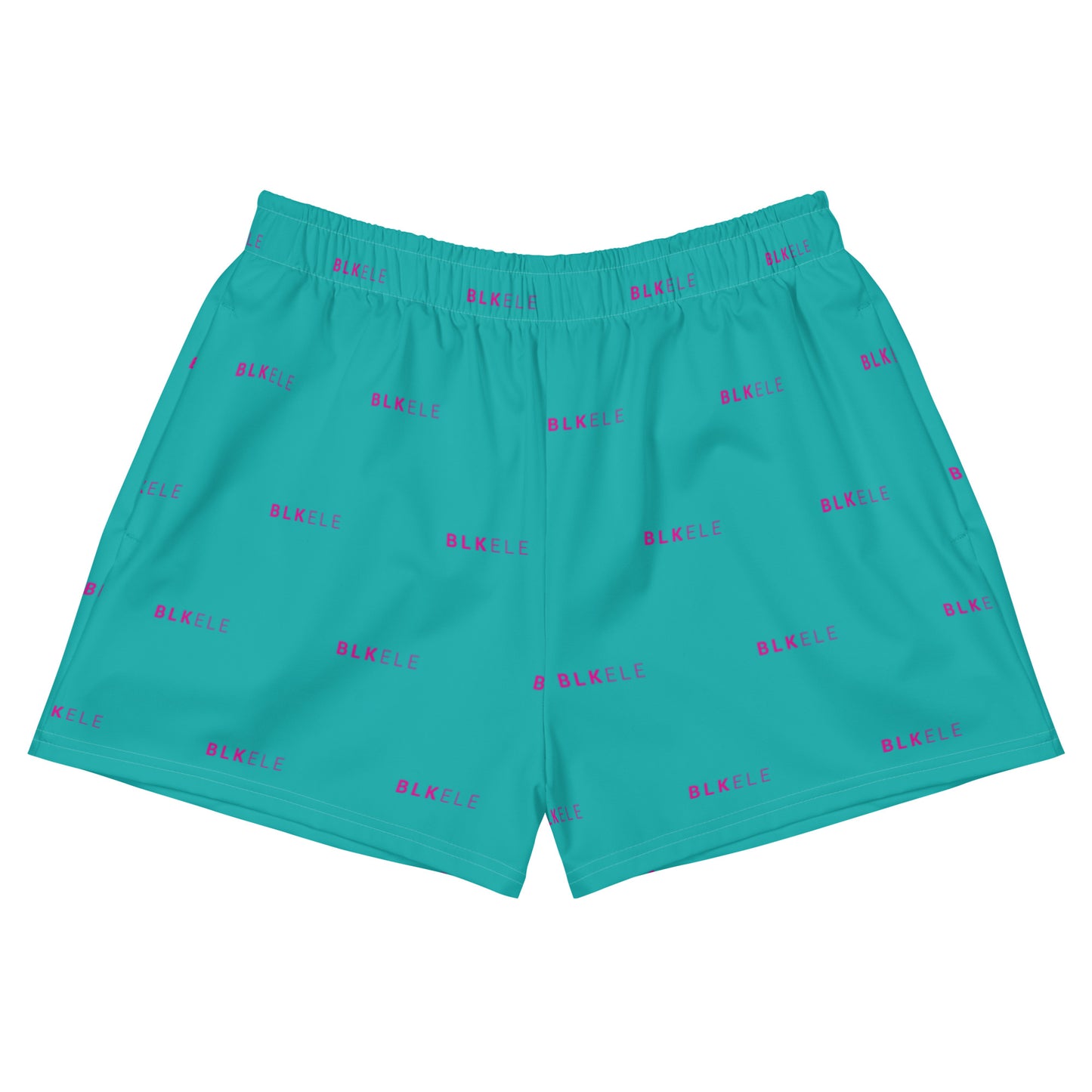 WOMENS BLK ELE PRINT LOGO EVERYTHING SHORTS - MIAMI VICE