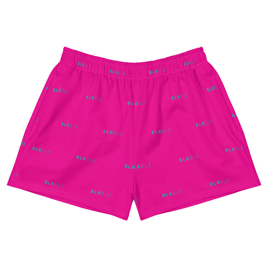WOMENS BLK ELE PRINT LOGO EVERYTHING SHORTS - MIAMI VICE 2