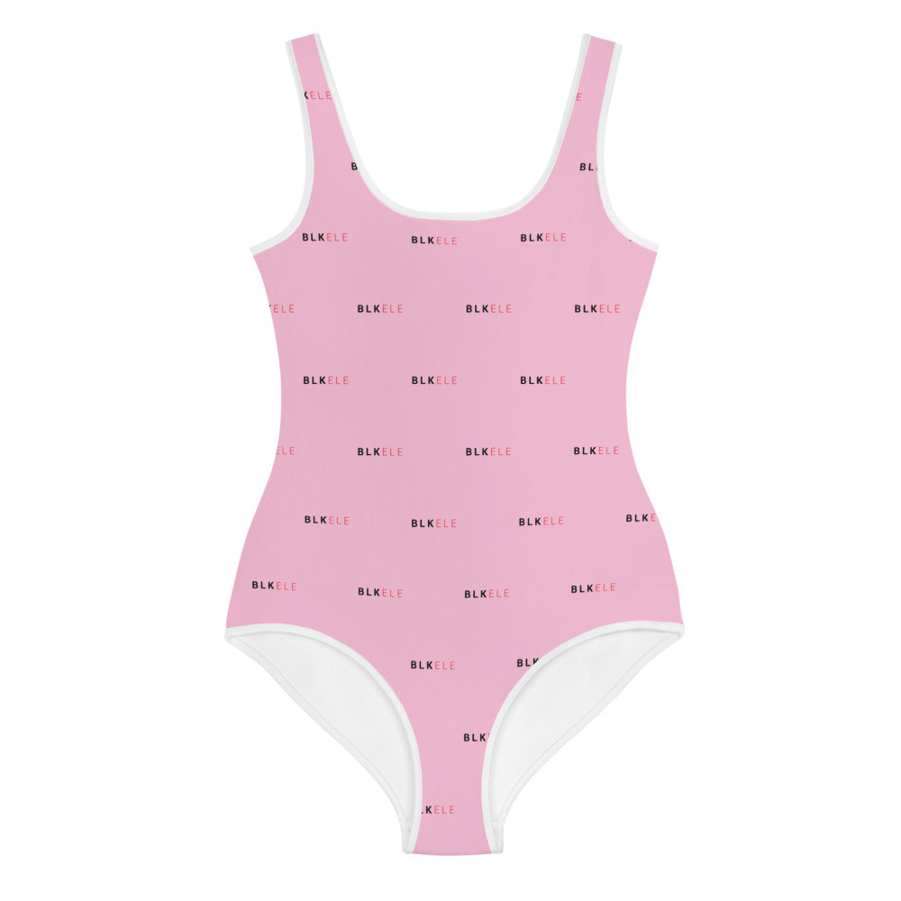 COTTON CANDY ALL OVER PRINT LOGO BATHING SUIT ( YOUTH 8 - 20 )
