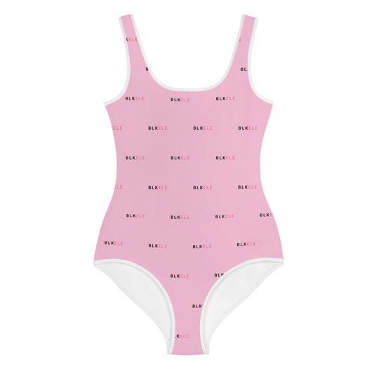 COTTON CANDY ALL OVER PRINT LOGO BATHING SUIT ( YOUTH 8 - 20 )