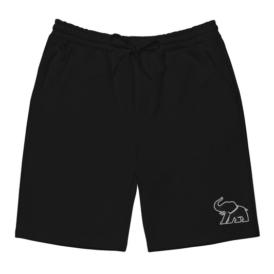 ELEPHVNT EMBROIDERED FLEECE SHORTS - CLASSIC