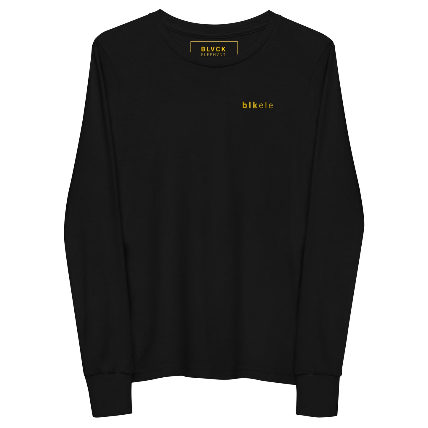 S2NR CLSSC LWR EMBROIDERED LONG SLEEVE TEE - KIDS (GLD)