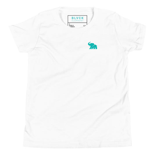 TIFFANY MINT ELE LOGO TEE (WHT) - KIDS